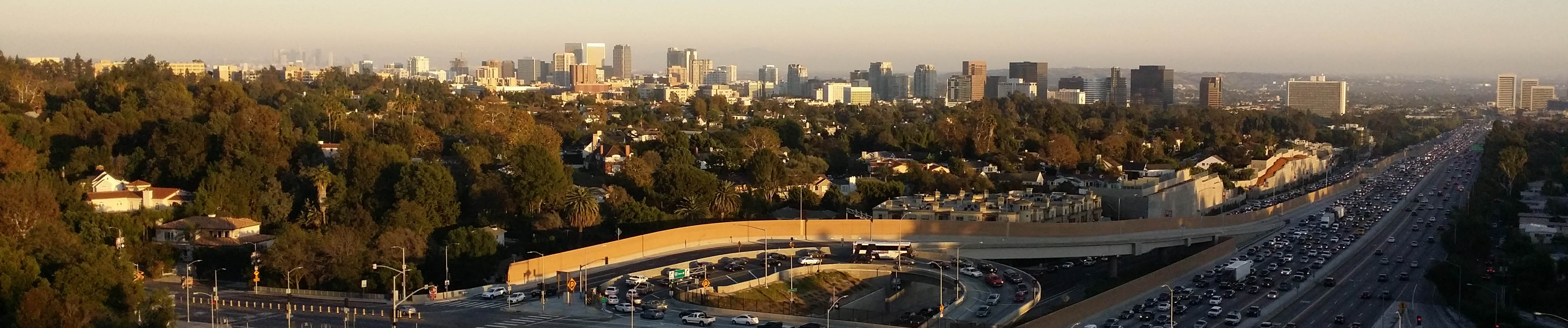 Los Angeles skyline, photograph by Suzannah K. Sundby